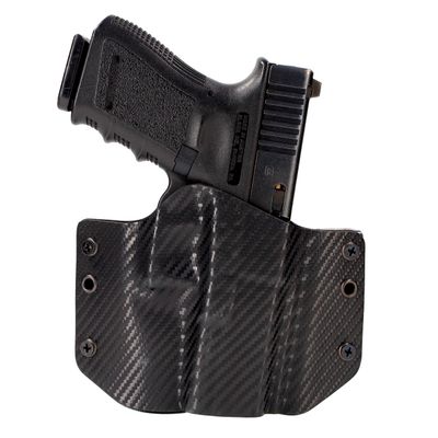 Black Carbon Fiber OWB Holster (Left-Hand, FNS 9)