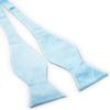 Soophen Solid Color self tie bowtie - Sky Blue view 1