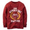 Carter's Baby Boys' Slogan Jersey Tee (Baby) - No 1 Draft Pick - 3M view 1