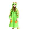 BIKMAN Girl's Cute Cartoon Rainwear Kids Rain Poncho (XXL(Height:55.11"), Green Bear) view 1