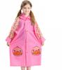 BIKMAN Girl's Cute Cartoon Rainwear Kids Rain Poncho (S(Height:39.37"-46.45"), Pink Duck) view 2