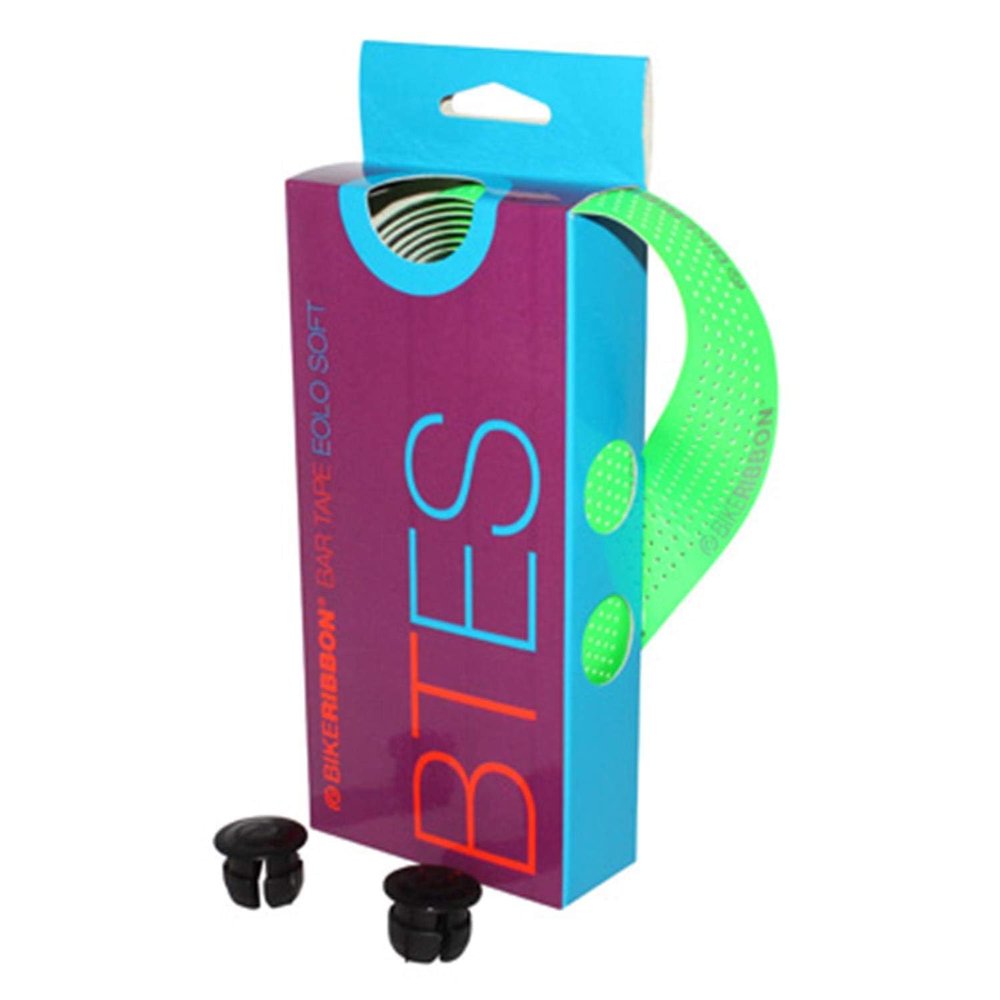 Bike Ribbon Eolo Soft Handlebar Tape, Fluo Green, ES105