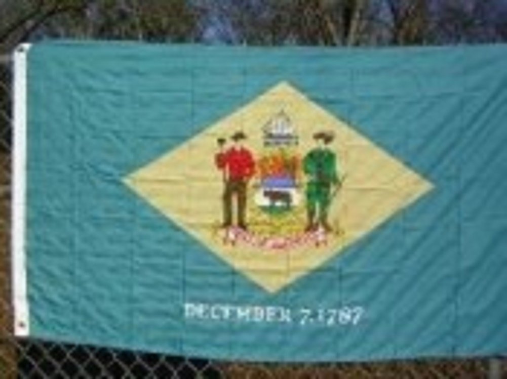 2x3 Delaware 2'x3' Polyester Flag banner
