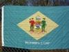 2x3 Delaware 2'x3' Polyester Flag banner view 1