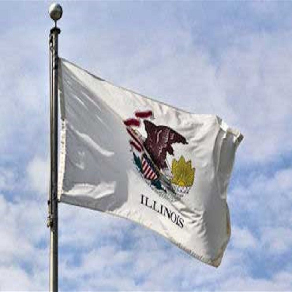3x5 Illinois 3'x5' Polyester Flag banner