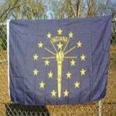 2x3 Indiana 2'x3' Polyester Flag banner