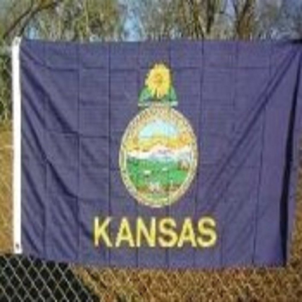 3x5 Kansas 3'x5' Polyester Flag banner