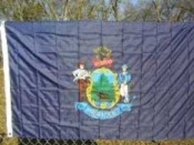 2x3 Maine 2'x3' Polyester Flag banner