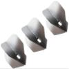 LSTYLE Dart Flights - L3 PRO Shape - 2 Tone Black with Silver | Set of 3 | for Soft & Steel Tip Darts view 1