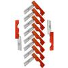 Derma-Safe Folding Utility Razor (10-Pack) for Survival & First Aid Kits (Orange) view 1