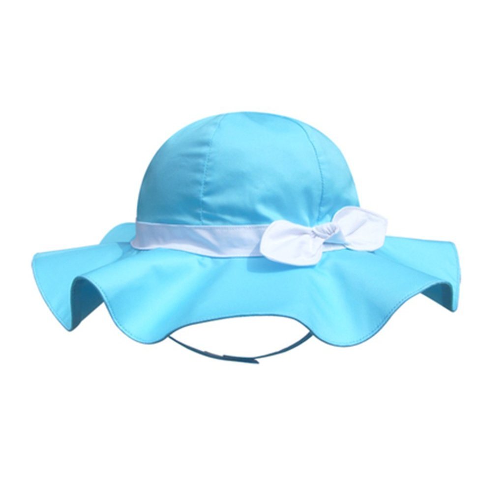 Vimeet Kid Baby Summer Hat Baby Sun Hat Toddler Beach Hat Baby Bucket Hat Blue