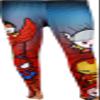 Marvel Avengers Chibi Junior's Black Leggings, X-Large view 1