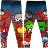 Marvel Avengers Chibi Junior's Black Leggings, X-Large view 3