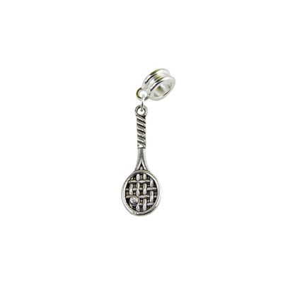 UniqueBeadsAndGifts Universal Tennis Racket and Ball Charm