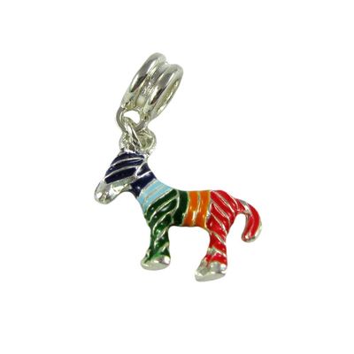 UniqueBeadsAndGifts Universal Rainbow Horse of a Charm