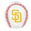 Rawlings | MLB Team Logo Baseball | San Diego Padres | Official | White view 2