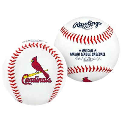 Rawlings | MLB Team Logo Baseball | St. Louis Cardinals | Official | White