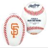 Rawlings | MLB Team Logo Baseball | San Francisco Giants | Official | White view 1