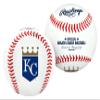 Rawlings | MLB Team Logo Baseball | Kansas City Royals | Official | White view 1