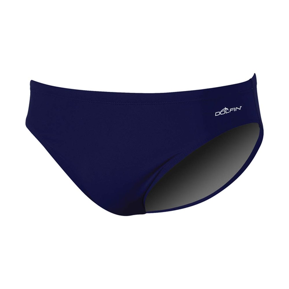 Dolfin Solid Polyester Brief Male Navy 38