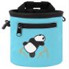 AMC Rock Climbing Panda Design Chalk Bag with Adjustable Belt, Light Blue view 1