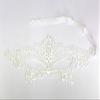 RayLineDo Myhome Fashion Sexy Exquisite Lace Eye Mask for Masquerade Party Fancy Dress White view 1