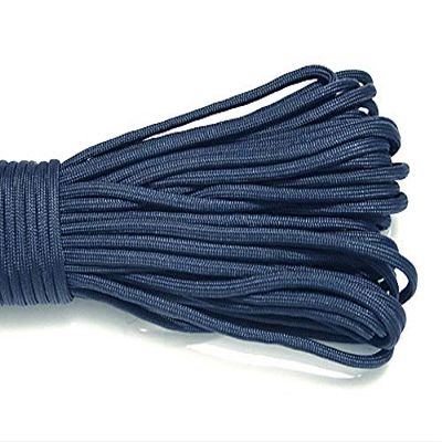 1pcs 100ft 550 Paracord Parachute Cord Lanyard Mil Spec Type III 7 Strand Core Navy Blue(Navy Blue)