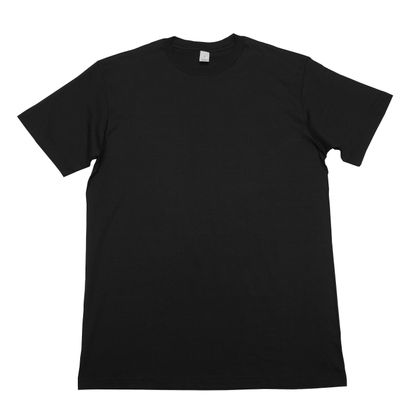tomsblanks Mens Short Sleeve Crewneck Fitted 2XL Black