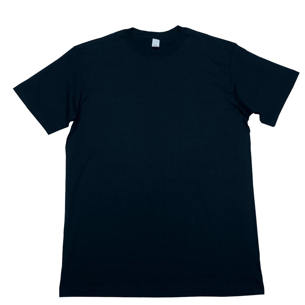 tomsblanks Mens Short Sleeve Crewneck Fitted 2XL Navy