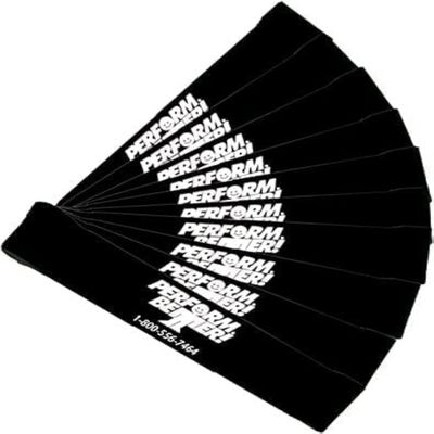 Perform Better XL Mini Band Exercise Bands (10) - Black - Extra Heavy Resistance, j Set of 10-12x2 (5473-pack)