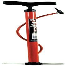 Custom Accessories Bike Floor Pump - 70 Psi Manual Handheld Alloy Steel Air Master