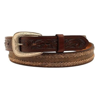 3D 1 1/2" Dark Brown Men's Western Fashion Belt