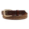 3D 1 1/2" Dark Brown Men's Western Fashion Belt view 1
