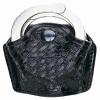 Aker 506 Open Top Handcuff Case - Black Snap/Plain Finish view 1