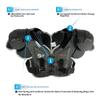 TAG Battle Gear II Intermediate Football Shoulder Pad TSP100 (T-Hook Lockdown Side Strap) Small view 2