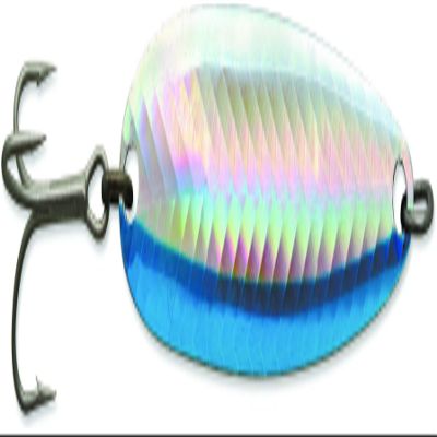 1 Krocodile (Treble Hook) Blue Silver Reflex