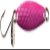 3 Needlefish Purple Pink Hot Scale UV (Nickel Back) view 1