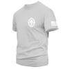 Dion Wear Men's Tshirts Graphic Divided We Fall Patriotic T-Shirt (L, Ash Grey) view 2