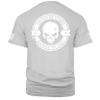 Dion Wear Men's Tshirts Graphic Divided We Fall Patriotic T-Shirt (L, Ash Grey) view 3