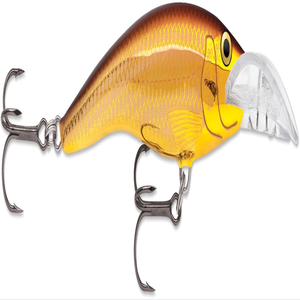 Rapala Scatter Rap Tail Dancer Crankbait, Diving Hard Bait, Trout Salmon and Walleye Fishing Lure, 3-1/2", Golden Alburnus