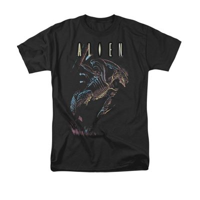 Alien 1979 Horror Science Fiction Movie Comic Xenomorph Adult Mens T-Shirt X-Large,Black