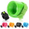 ETRONIC Security Bike Lock Self Coiling Resettable Combination Lock Bike Cable Lock, 6-Feet x 3/8-Inch - Green view 1