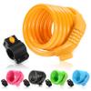 ETRONIC Security Bike Lock Self Coiling Resettable Combination Lock Bike Cable Lock, 6-Feet x 3/8-Inch - Yellow view 1