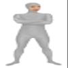 VSVO Spandex Open Face Full Bodysuit Zentai Suit for Adults and children (X-Large, Silver Grey) view 1