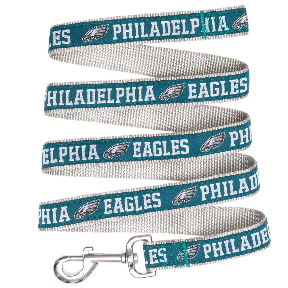 Pets First NFL Licensed Philadelphia Eagles Pet Leash, Size Small  Durable Satin Dog & Cat Walking Strap and Pet Tether with Embroidered Team Name & Logo