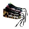 WOD Wear Wrist Wraps for Powerlifting, Strength Training, Bodybuilding, Cross Training, Olympic Weightlifting, Yoga Support - One Size Fits All (Black/Orange Stitch) view 3