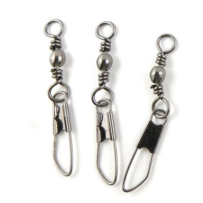 110 Pcs Fishing Swivel Sea Terminal Tackle Clip Connector Solid Coastlock Bulk Lots 09444 Snap Rolling Test 36kg Cross Lock