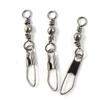 110 Pcs Fishing Swivel Sea Terminal Tackle Clip Connector Solid Coastlock Bulk Lots 09444 Snap Rolling Test 36kg Cross Lock view 1