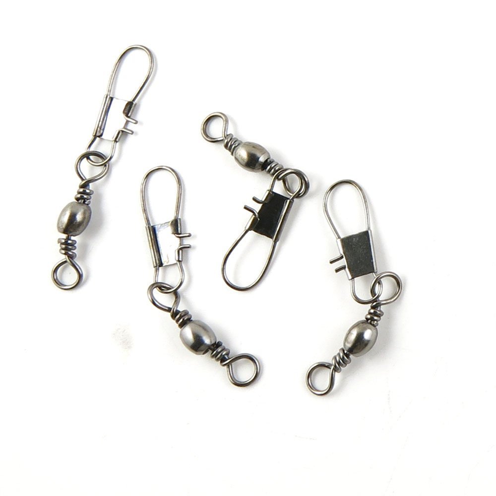 240 Pcs Fishing Swivel Sea Terminal Tackle Clip Connector Solid Coastlock Bulk Lots 01550 Snap Rolling Test 29kg Cross Lock