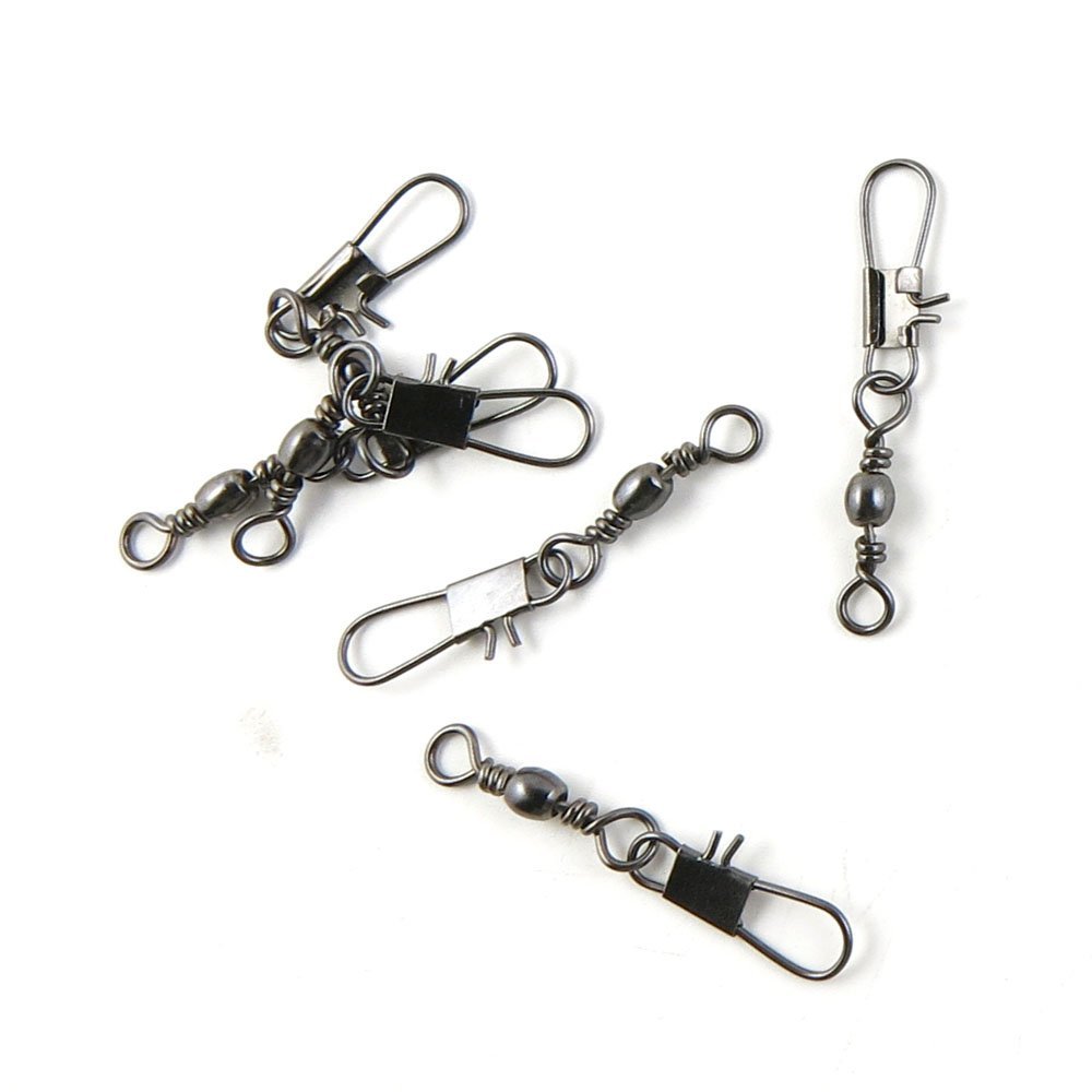 380 Pcs Fishing Swivel Sea Terminal Tackle Clip Connector Solid Coastlock Bulk Lots 00133 Snap Rolling Test 22kg Cross Lock